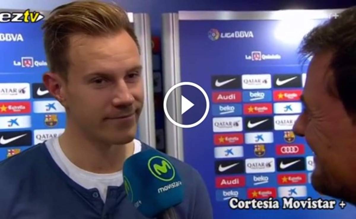 VIDEO: Alemán Ter Stegen ya habla muy bien el español