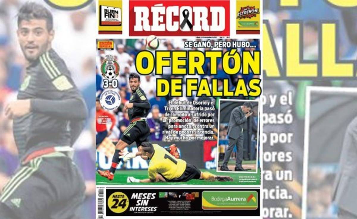 Así amanecieron diarios de Concacaf tras primera fecha en eliminatoria