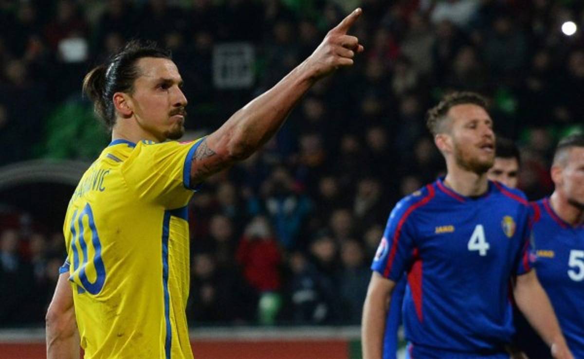 Suecia derrota a Moldavia con doblete de Zlatan Ibrahimovic