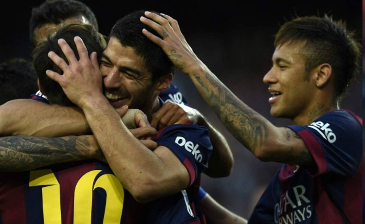 Tridente mágico del Barcelona supera los 100 goles