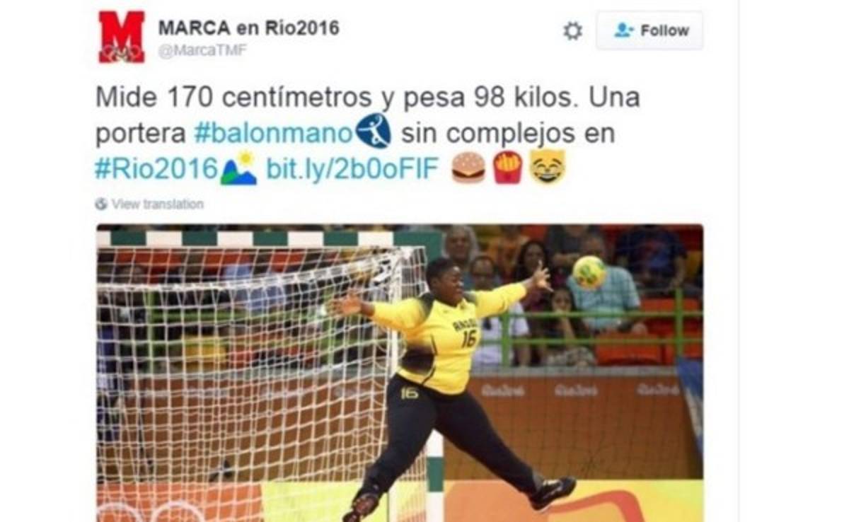 El terrible tweet que diario Marca colocó sobre atleta olímpica