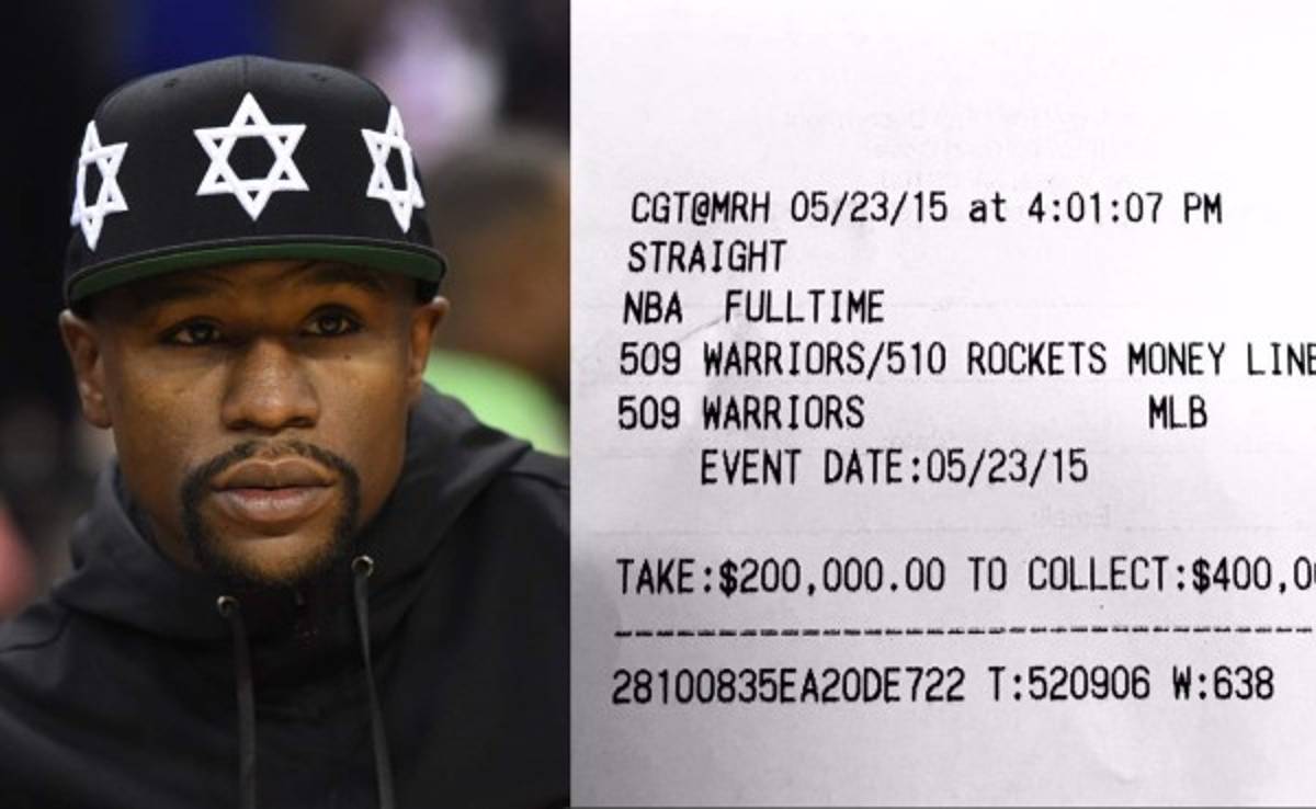 Floyd Mayweather gana 200 mil dólares en una apuesta