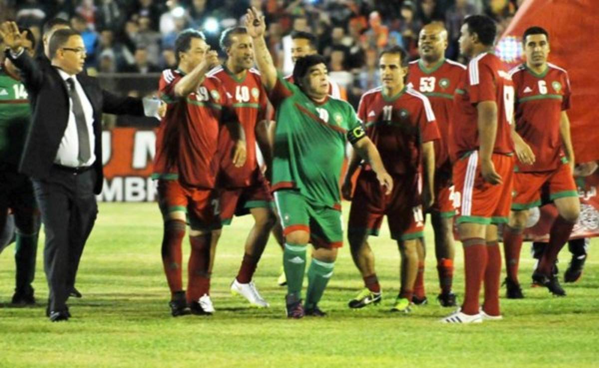 Maradona asegura no haber recibido ningún pago por jugar en Marruecos