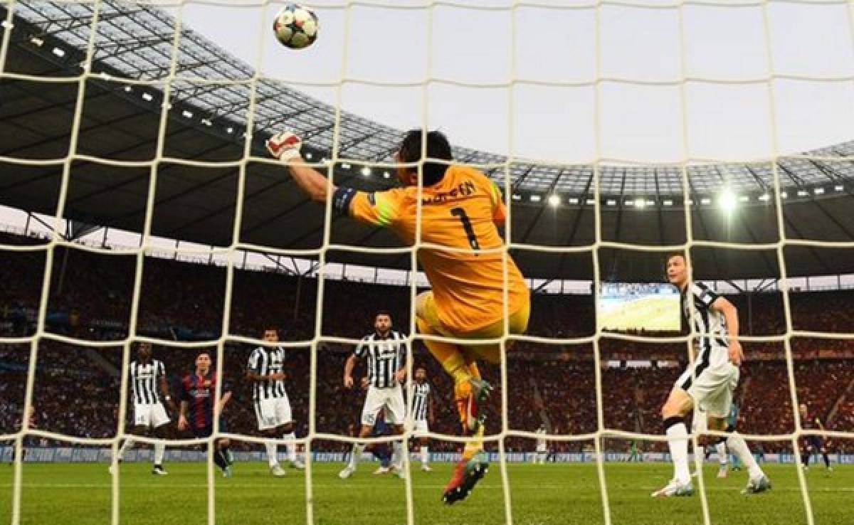 VIDEO: Tapada increíble de Buffon en la final de Champions