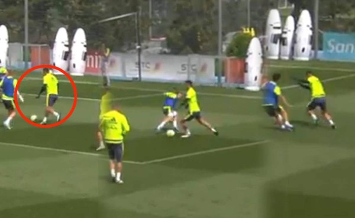 VIDEO: James quiere ganarse la confianza de Zidane con golazos