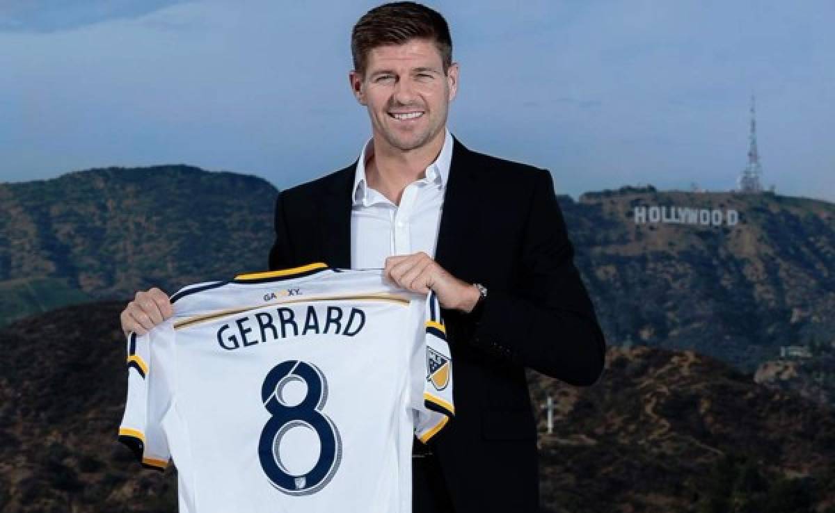LA Galaxy presenta al volante inglés Steven Gerrard
