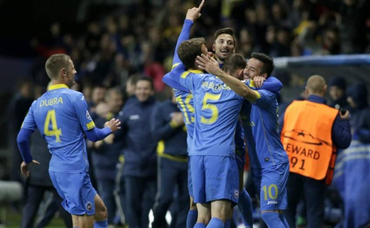 El BATE Borisov sorprende a una Roma sin Totti