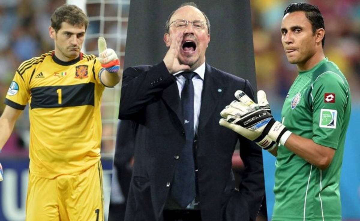 Benítez espía a Keylor Navas en amistoso contra España