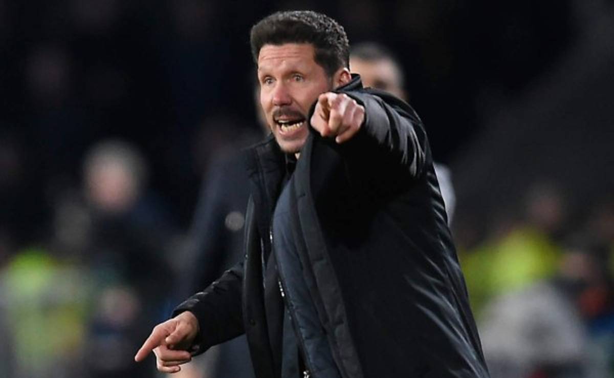Simeone: 'Jugando en mi casa, cómo no voy a estar tranquilo'
