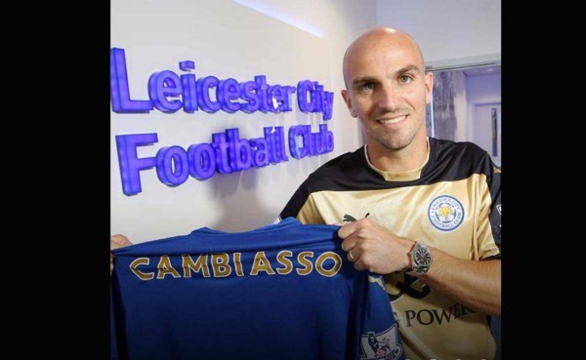 Esteban Cambiasso firma con el Leicester City de Inglaterra