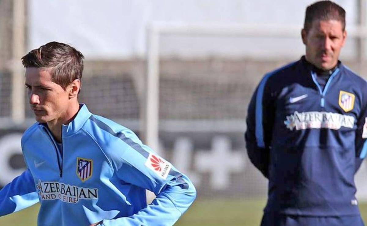 Simeone sobre Fernando Torres: 'Valoro el trabajo que está haciendo'