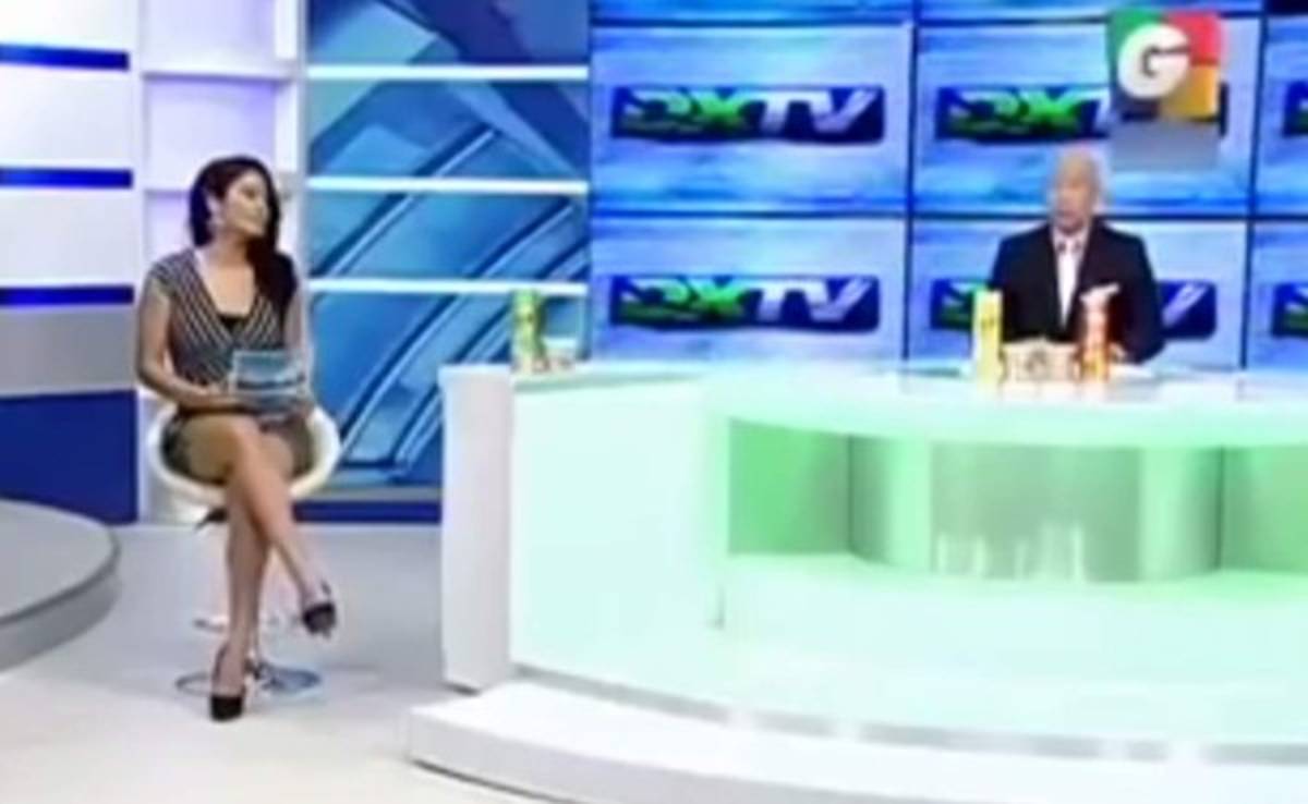 Presentadora de Guatemala cae en bochornosa broma de televidente