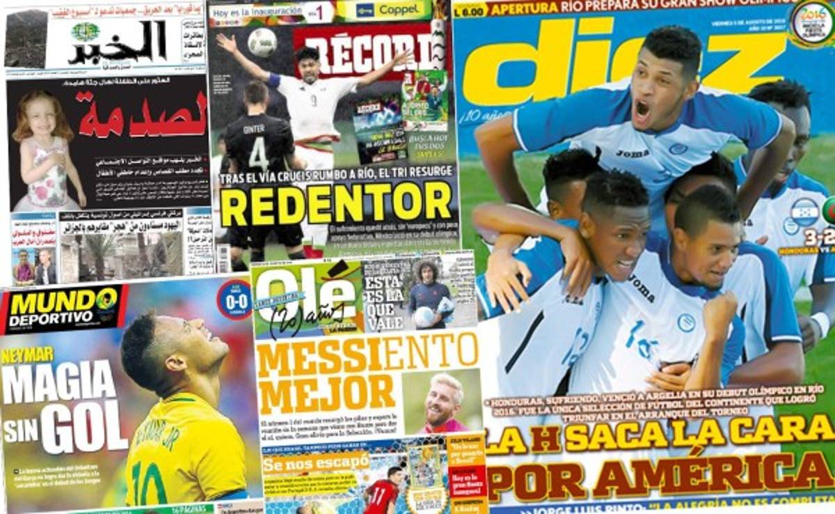 Las portadas de los diarios más importantes en el mundo deportivo