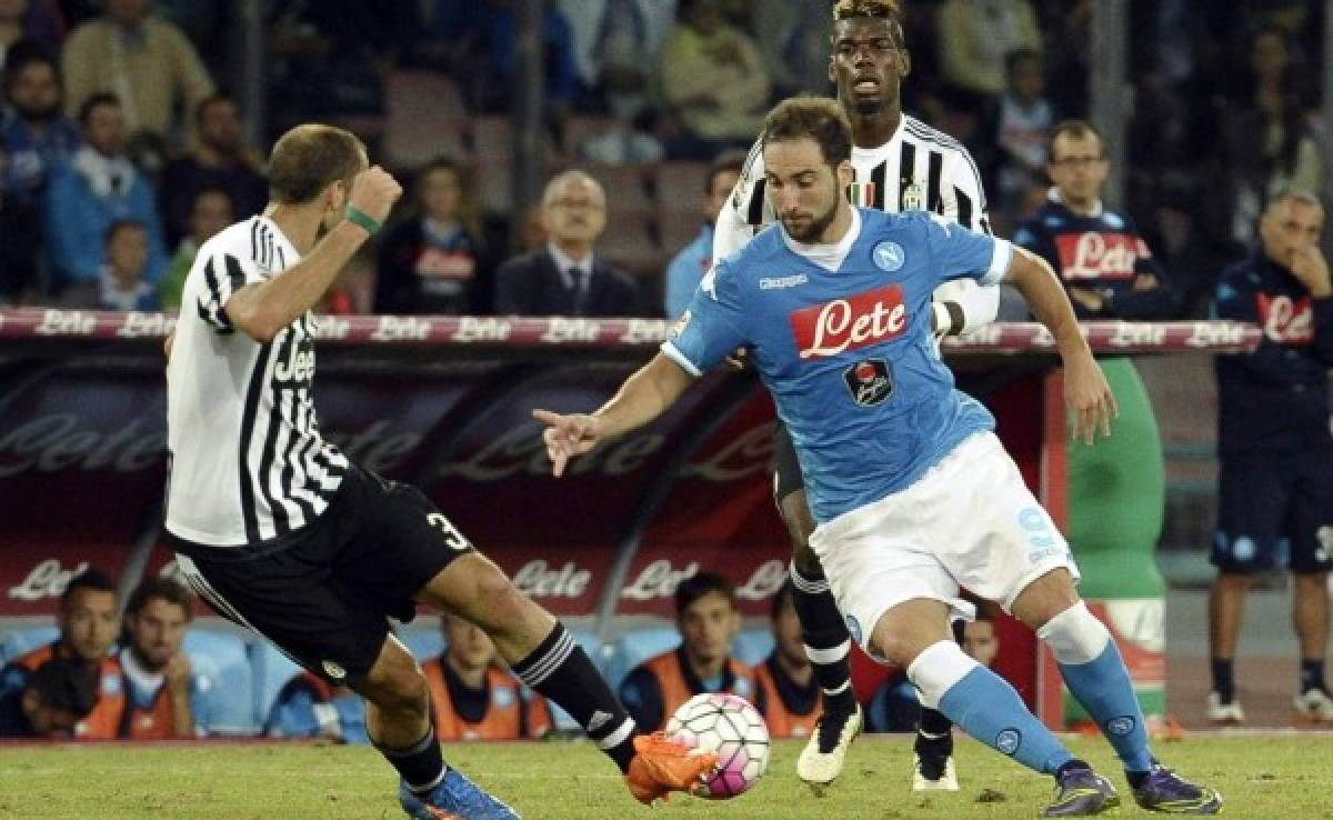 Higuaín y el Nápoles hunden a la Juventus en la tabla de la Serie A
