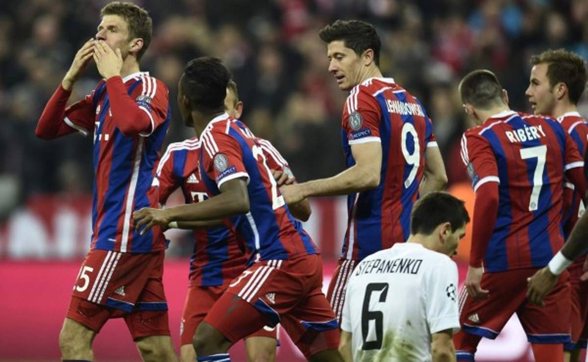 Bayern Munich le receta paliza al Shakhtar y pasa a cuartos de Champions