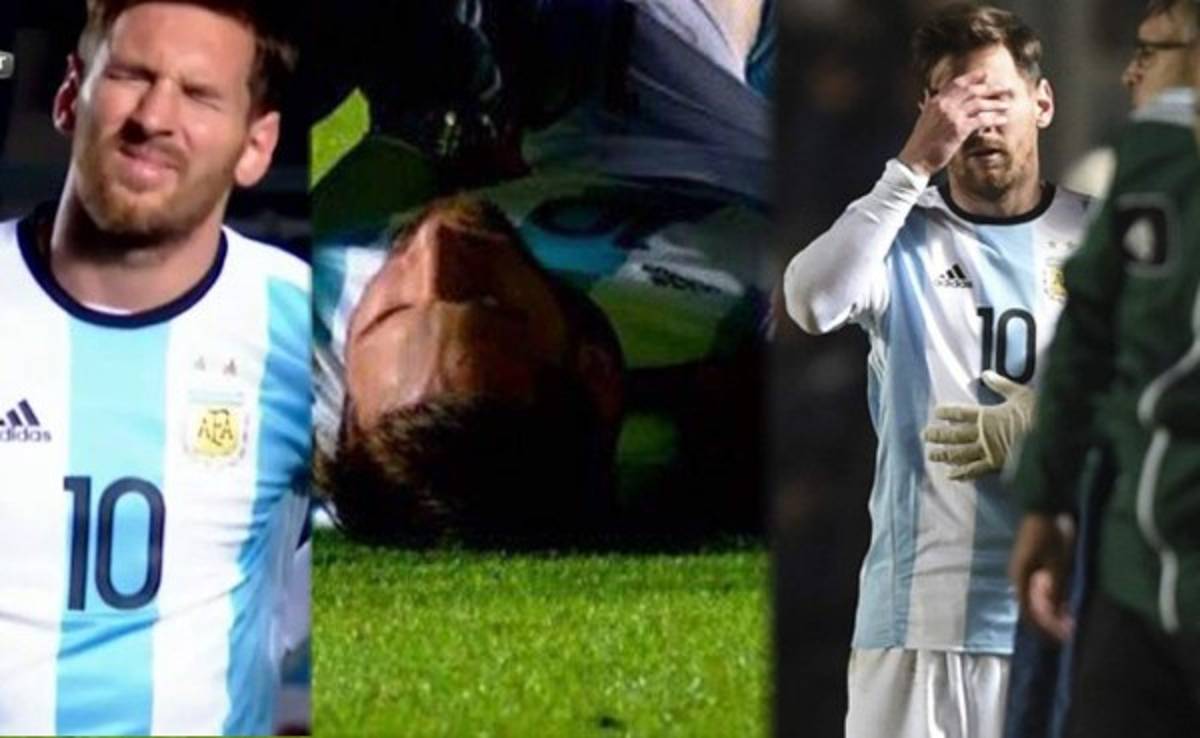 Dolor y angustia; así sufrió Lionel Messi tras lesionarse ante Honduras