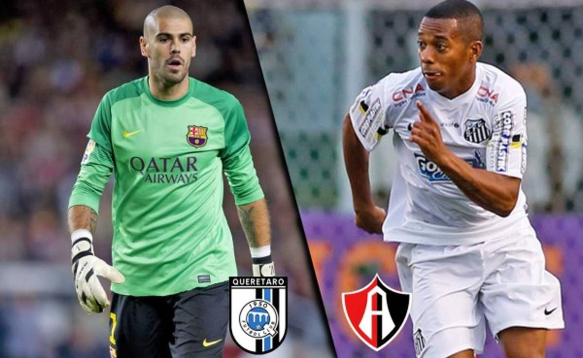 Robinho y Víctor Valdés podrían llegar al fútbol mexicano