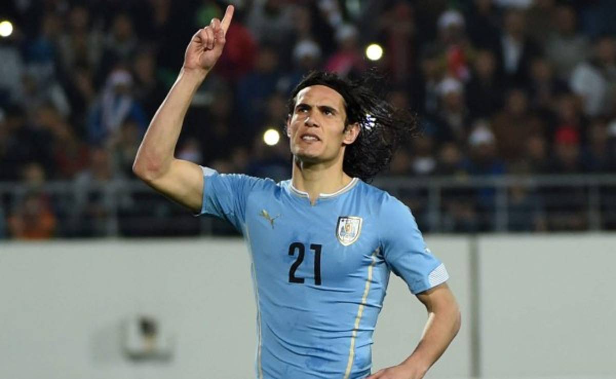 Cavani le dio triunfo a Uruguay en amistoso ante Marruecos