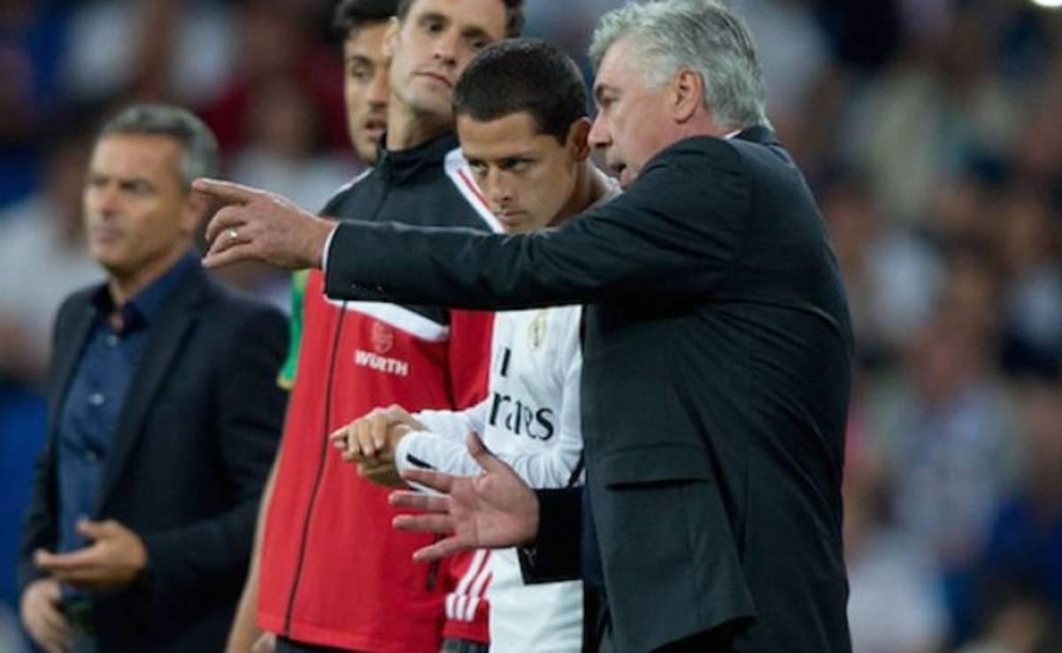 Ancelotti: 'Chicharito es un ejemplo muy importante para muchos jugadores'