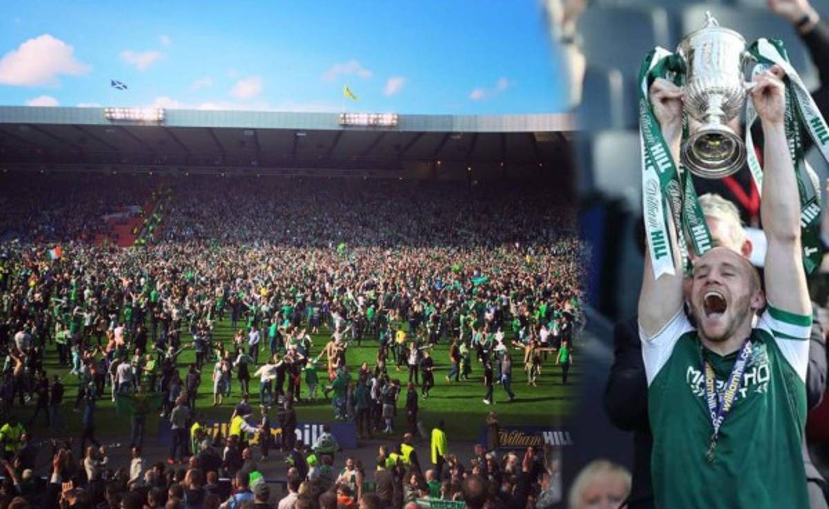 El Hibernian gana al Rangers y levanta su primera Copa de Escocia desde 1902