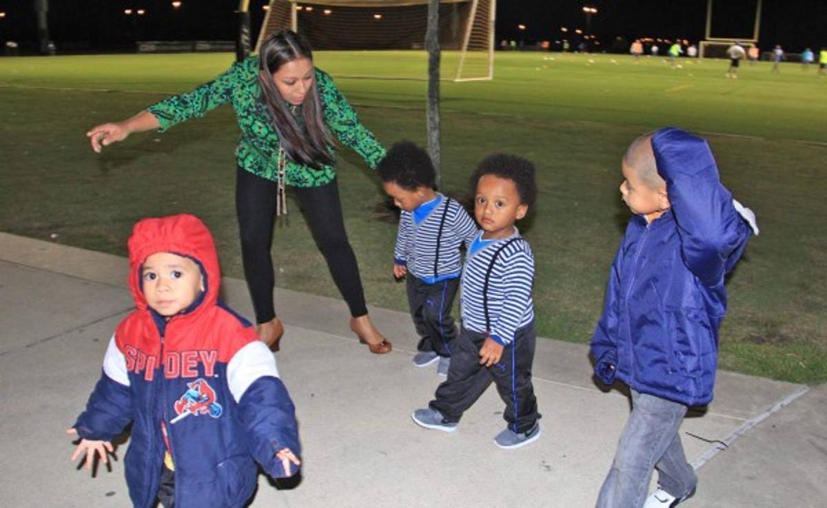 Hijos y esposa de Boniek García llegaron a darle su apoyo