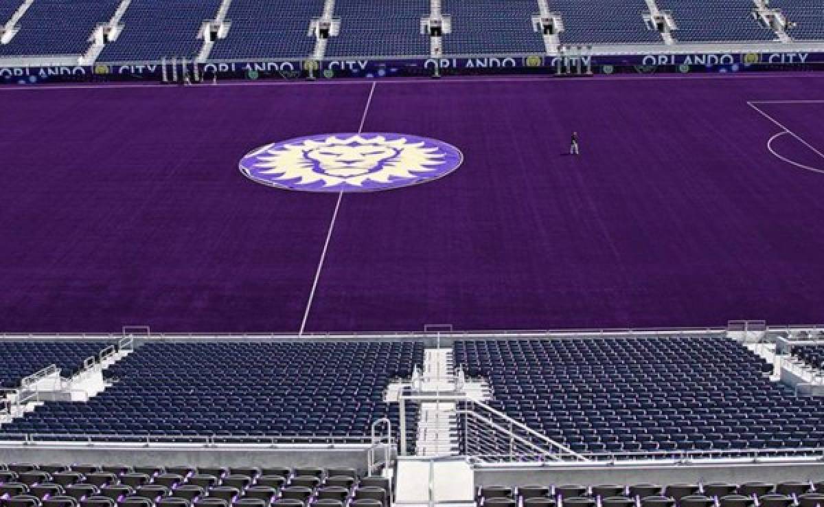 Orlando City jugará en la MLS con un césped color púrpura
