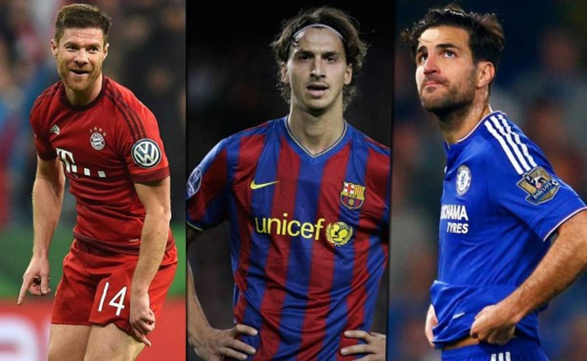 Los 10 jugadores que han sido dirigidos por Mourinho y Pep Guardiola