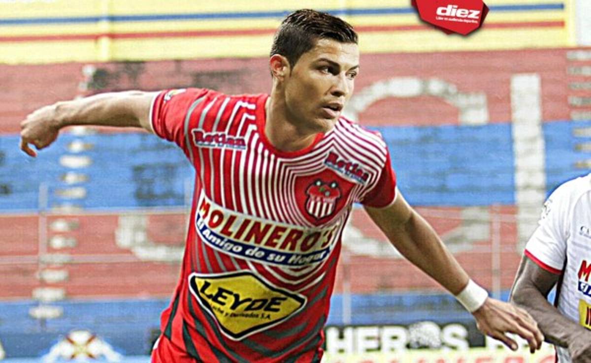 Así lucen Messi y Cristiano Ronaldo 'jugando' en la Liga Nacional de Honduras