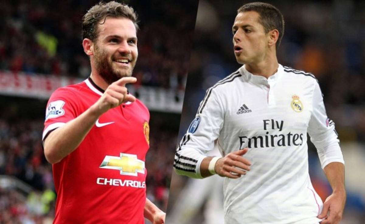 Mata quiere al Chicharito Hernández en el Manchester United