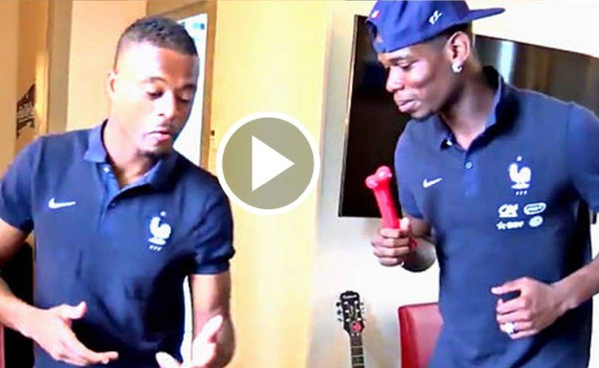 Pogba y Evra se quita el estrés bailando música caribeña