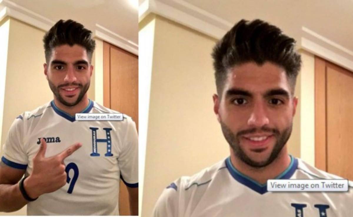 El hondureño Jona Mejía se puso la camiseta de la 'H'