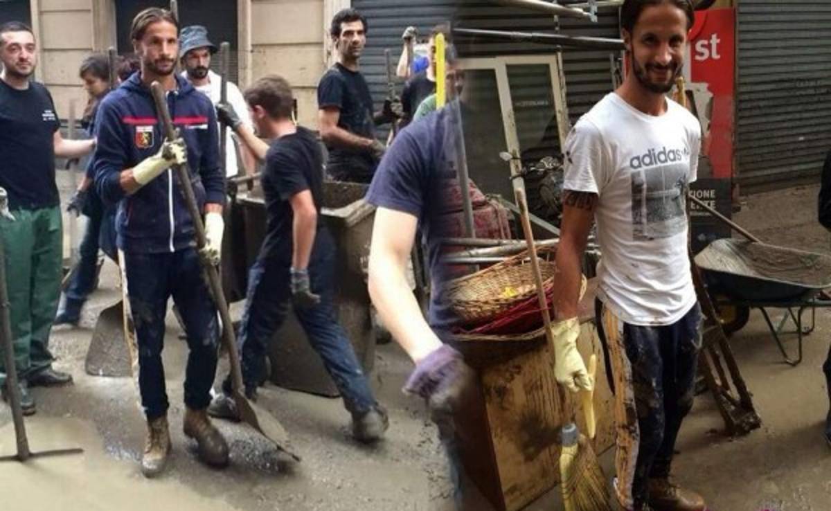 Jugador del Génova que se ganó el respeto en Italia limpiando calles