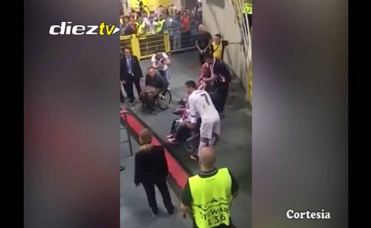 VIDEO: La imagen de Cristiano Ronaldo que la TV no mostró en Milán