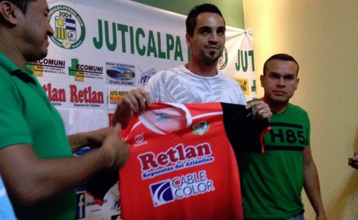 El portero Sebastián Portigliatti es presentado por el Juticalpa