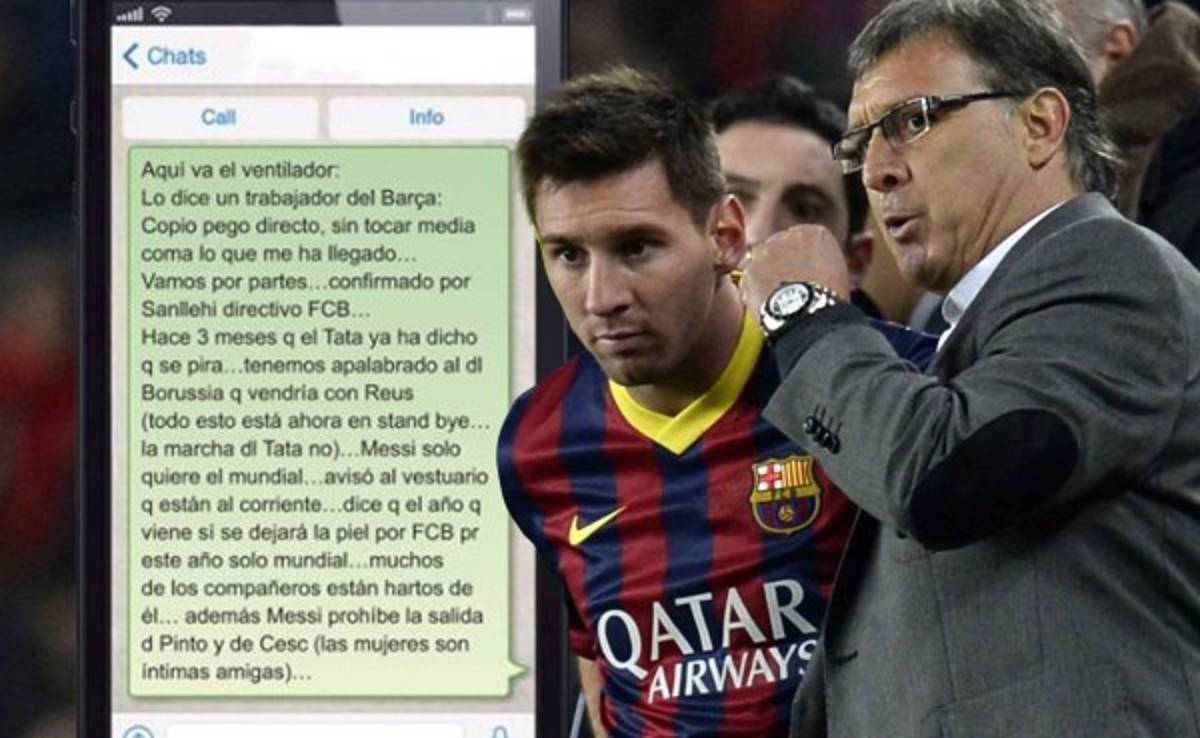 Un intrigante mensaje por WhatsApp desestabiliza al Barcelona