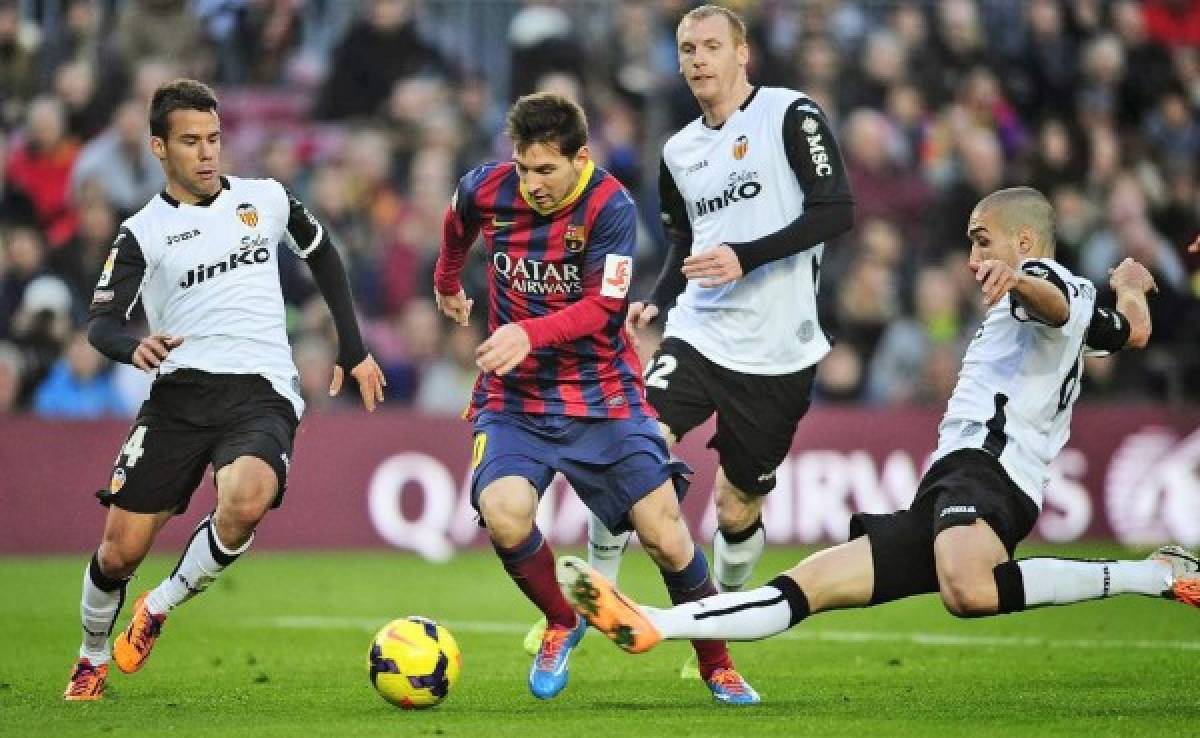 Messi ha convertido al Valencia en su víctima preferida