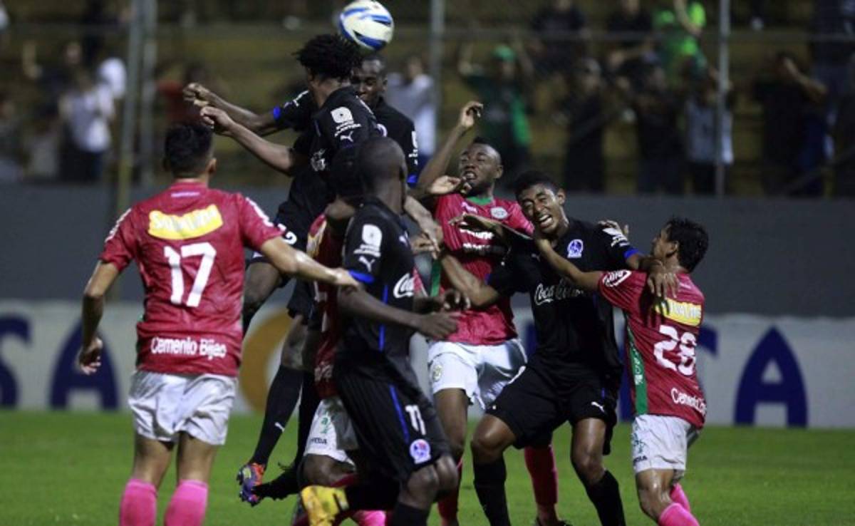 Marathón empata de forma agónica al Olimpia en el Morazán