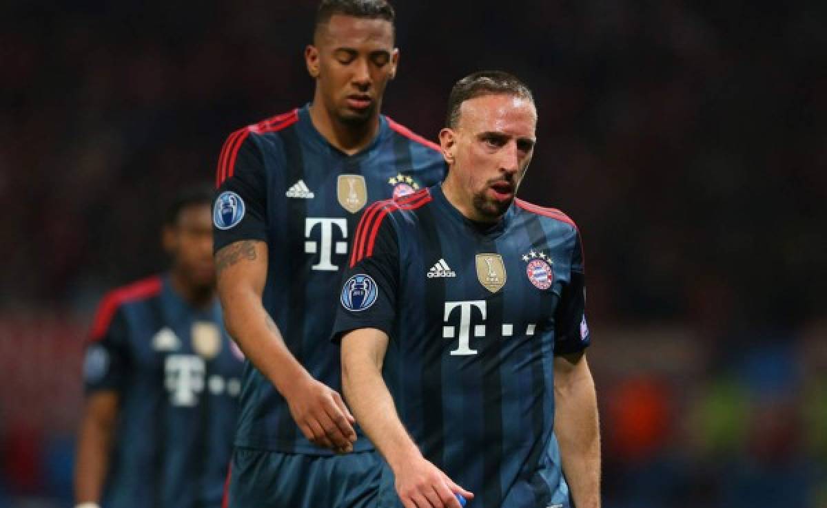 Ribery es baja en el Bayern para recibir a Manchester City