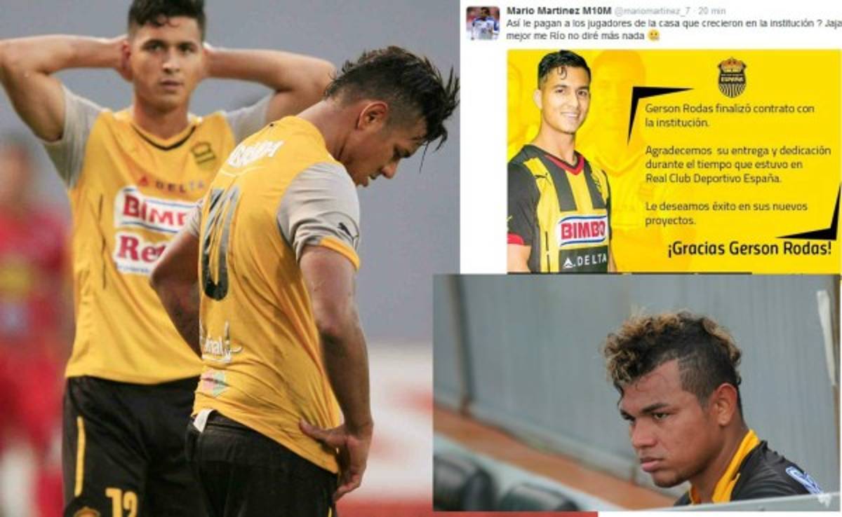 Mario Martínez ataca a Real España por no renovar a Gerson Rodas