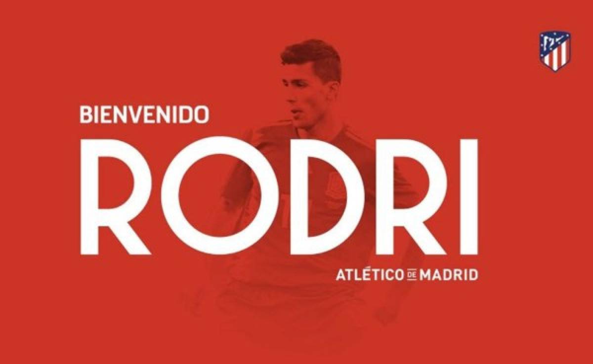 ¡Primer fichaje! Atlético de Madrid hace oficial la llegada de 'Rodri'
