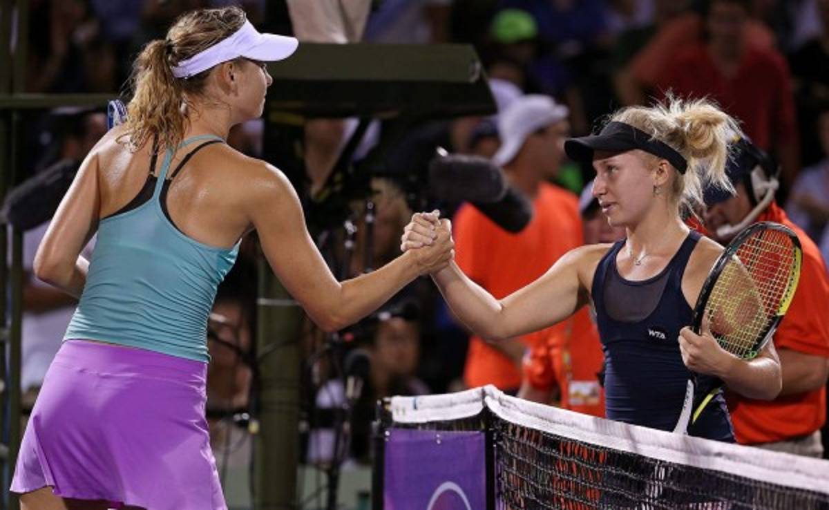 María Sharapova es sorprendida y cae en el Abierto de Miami
