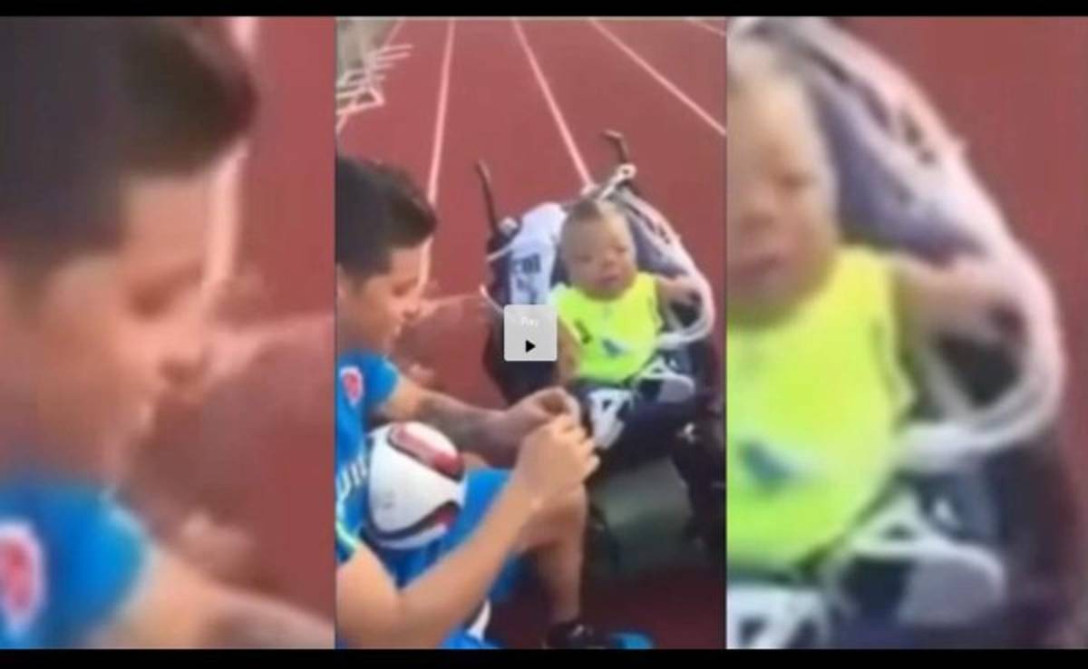 VIDEO: La buena vibra de James Rodríguez con un joven que padece enanismo