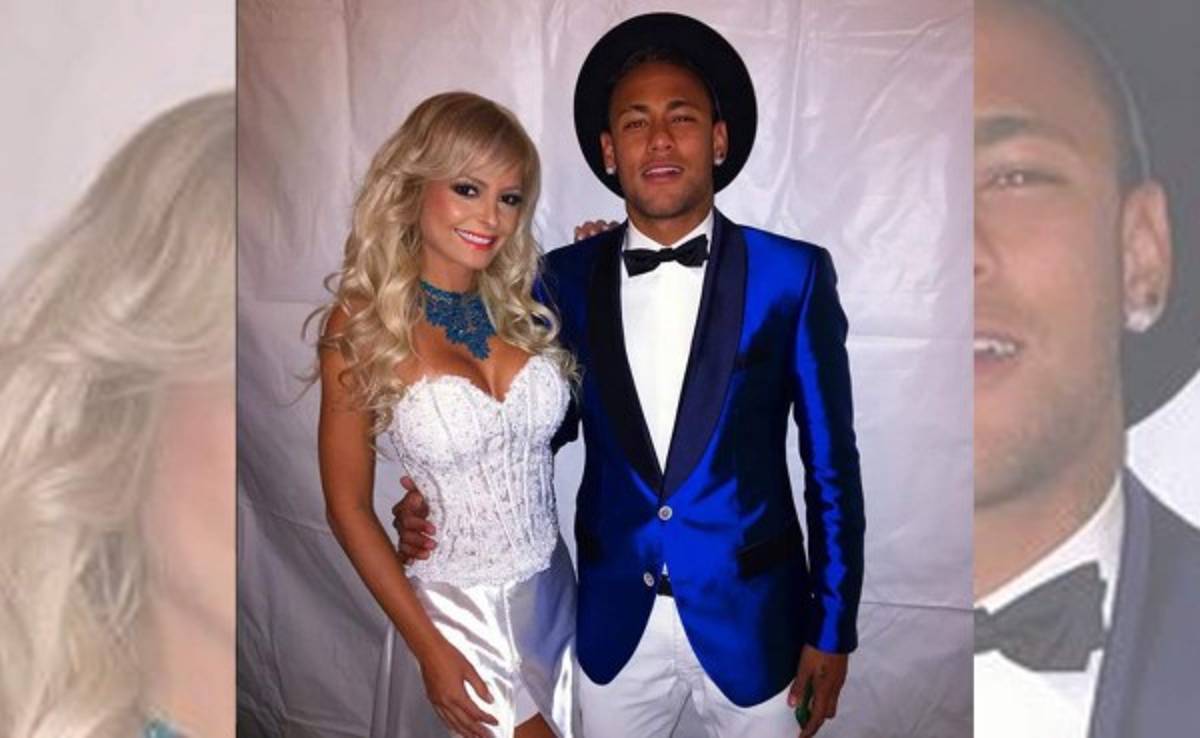 Jhenny Andrade, la espectacular invitada de Neymar