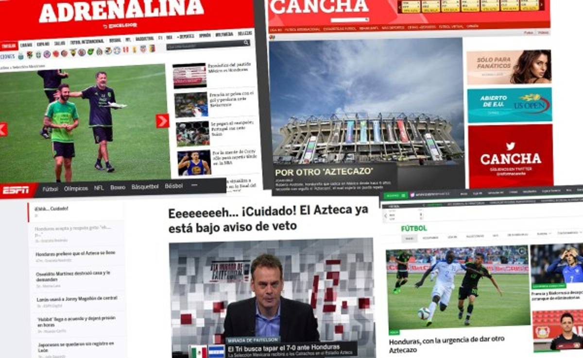 La prensa mexicana habla de la previa del duelo México-Honduras ¿Aztecazo?