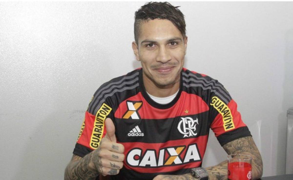 Paolo Guerrero fue presentado como jugador del Flamengo