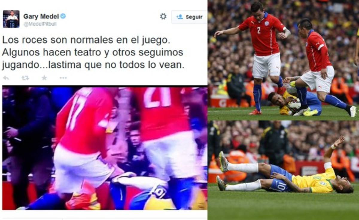 Medel sobre quejas de Neymar: 'Algunos hacen teatro y otros seguimos jugando'