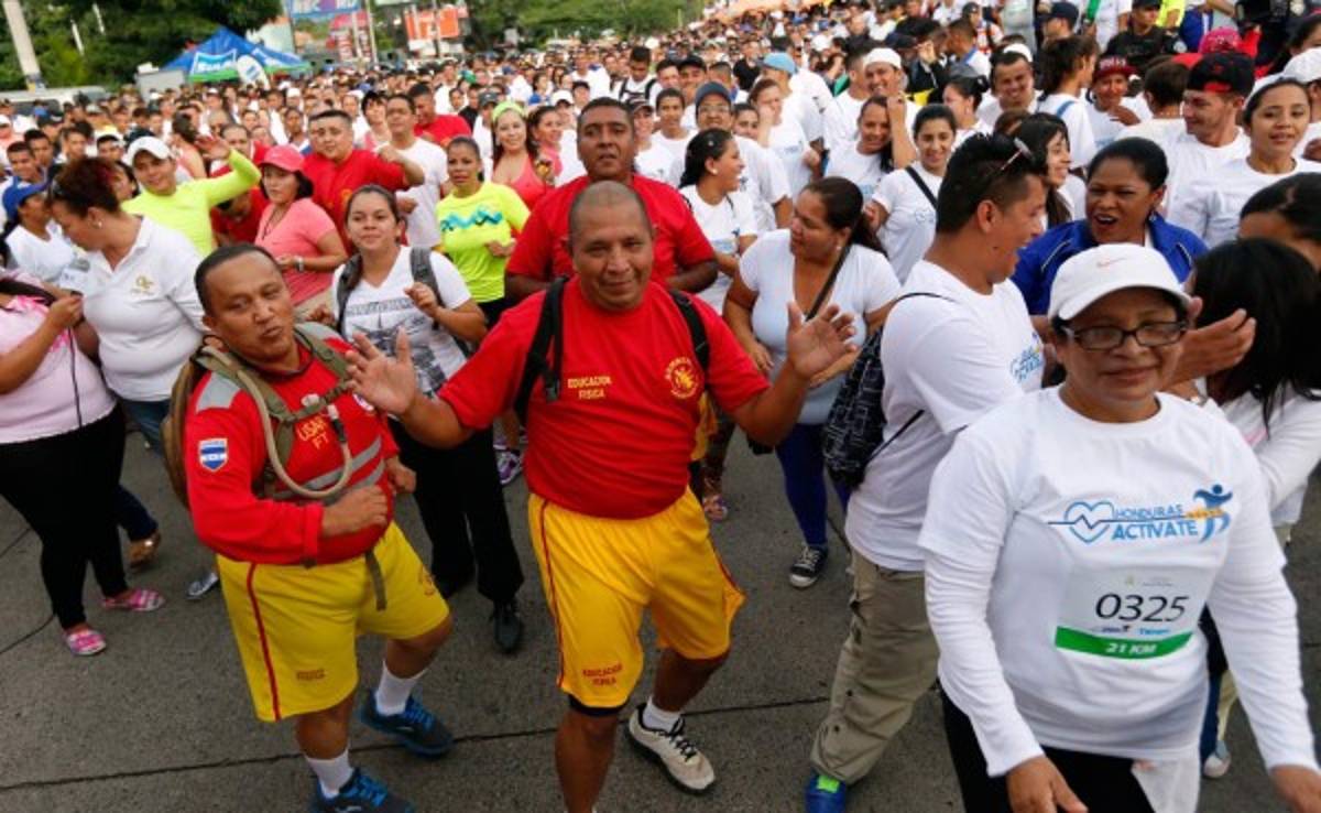 Tegucigalpa disfrutó de una jornada deportiva dominical