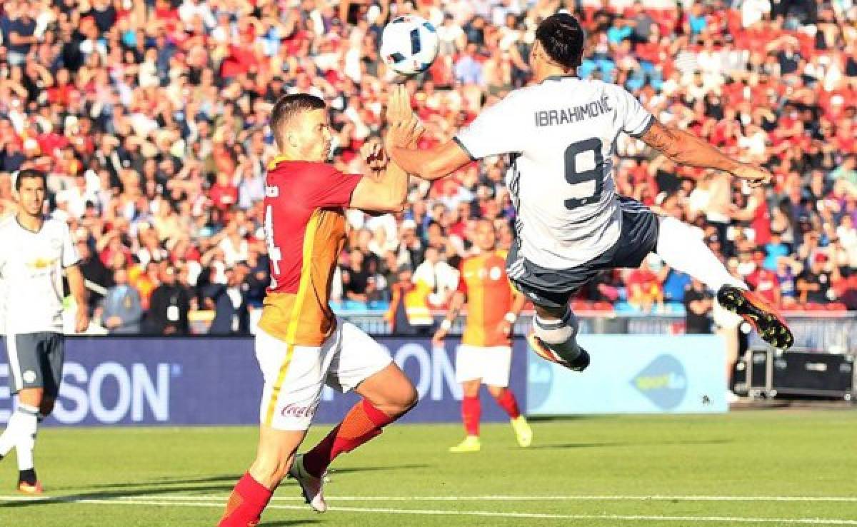 Manchester United con golazo de tijera de Ibrahimovic incluido goleó al Galatasaray