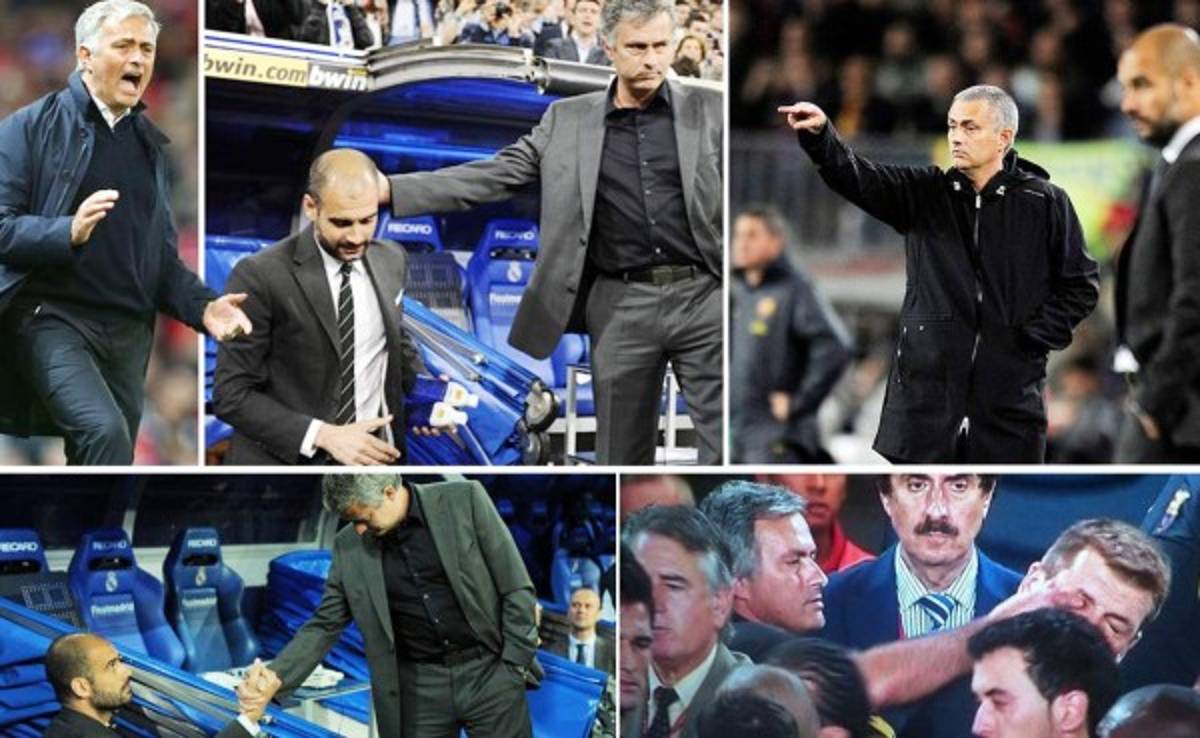 La historia de odio, rencores y duelos polémicos entre Pep y Mourinho antes del derbi