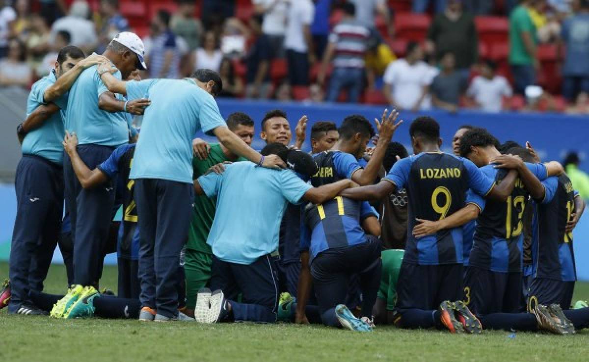 VIDEO: Así se motivó la Selección de Honduras para echar a Argentina de los Olímpicos
